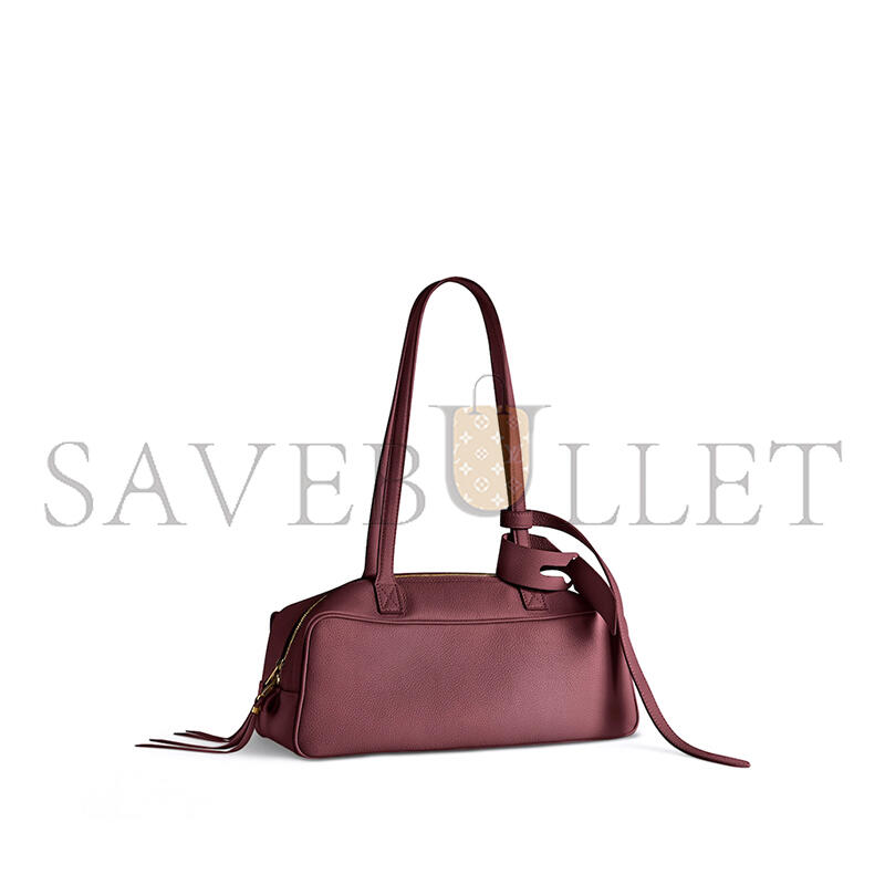 Ba1en*iaga small leather carrie bowling top-handle bag 8329202 (31*12*12cm)